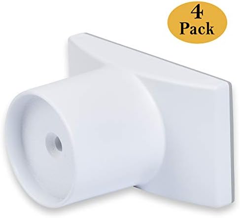 Wall Nanny Extender - 10 cm Baby Gate Extension - Extends Pressure Mounted Gates + Protects Walls + Stabilizes Gate - for Child, Pet & Dog Gates - Works on Stairs - 4 Pack Wall Protector - 4 Inches
