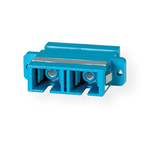Preisvergleich Produktbild Value 21990657 LWL-Kupplung SC / SC Duplex, OS2, Z blau