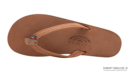 Rainbow Sandals Women's Double Layer, Narrow Strap, Leather Sandals w/Arch3