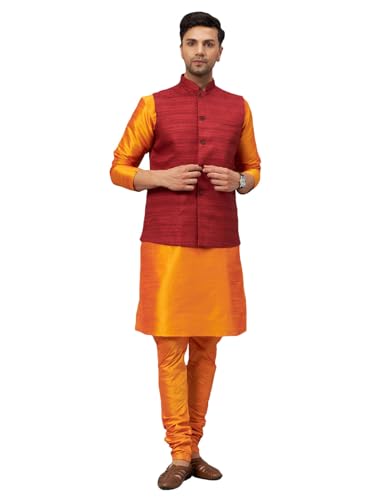 Image of VM Men's Jacket, Kurta and Pyjama Set
