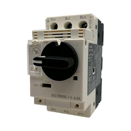 Disyuntor de motor GV2 PM regulable 0.1A a 32A con montaje riel DIN gris PM05C