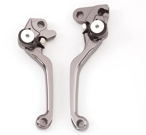 Palancas de embrague de freno para Kawasaki KLX250 y D-Tracker 2008-2020 en color gris