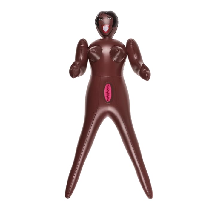 Bambola gonfiabile mini per feste, addio al celibato, 66 cm, 3 motivi assortiti, rosa, con confezione regalo