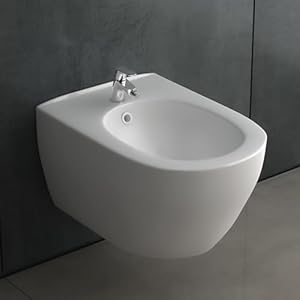 Alpenberger 698287 Wandbidet mit Überlaufschutz