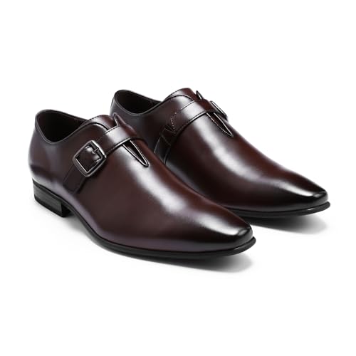 AUSTIN MILL Men's Monk Strap Dress Loafers for Wedding Work Coffee by AUSTIN MILL - Used condition - US$46.99