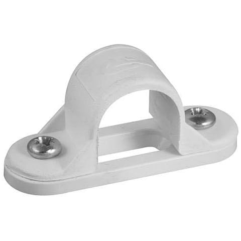 Pack of 10 - White Spacer Bar Saddles 20mm Conduit PVC Saddles SBSP20W Cover