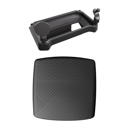 CZmenghe 12 and 14.4 Inches Screen Dashboard Storage Organizer with Phone Mount Compatible with 2019-2026 Dodge RAM 1500 Center Console Armrest Cover Replacement for 2019-2026 Dodge RAM Accessories