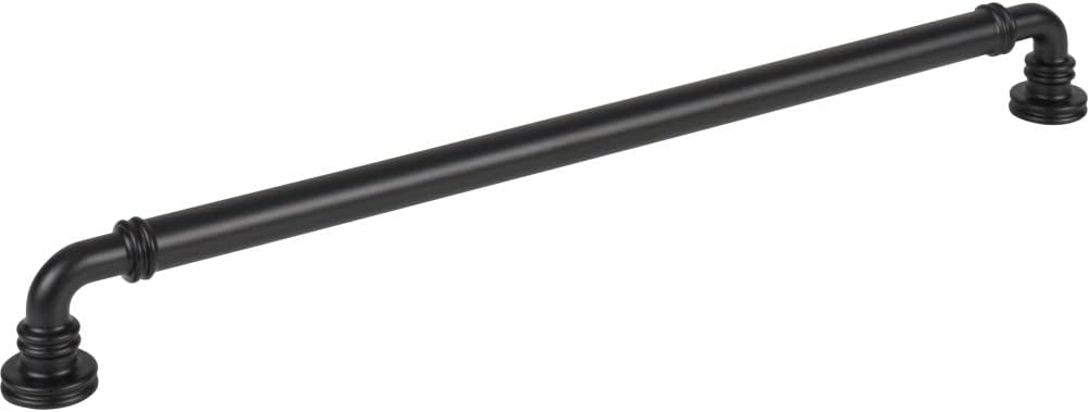 Top Knobs Cranford Pull 12 Inch (c-c) Flat Black