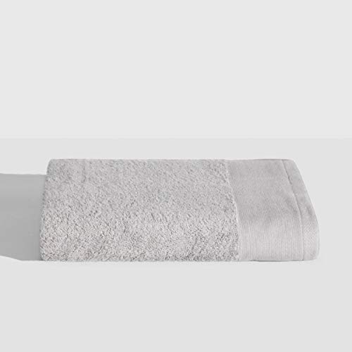 Silvon Luxury Antimicrobial Bath Towel | Woven with Silver & Premium Supima Cotton to Prevent Bacteria & Odor | Ultra Soft & Absorbent (Grey, Bath)