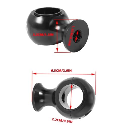 Pontet de guidon moto universel en alu robuste pour fixation 1"