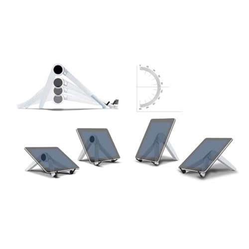 Soporte Plegable de Aleación de Aluminio para Portátiles Blanco miniatura 5