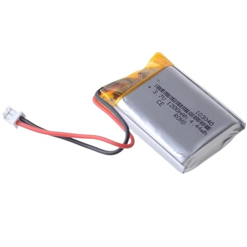 Batería 103040 3.7V 1200mAh con cable de 2.54 2p de 5CM para dispositivos electrónicos