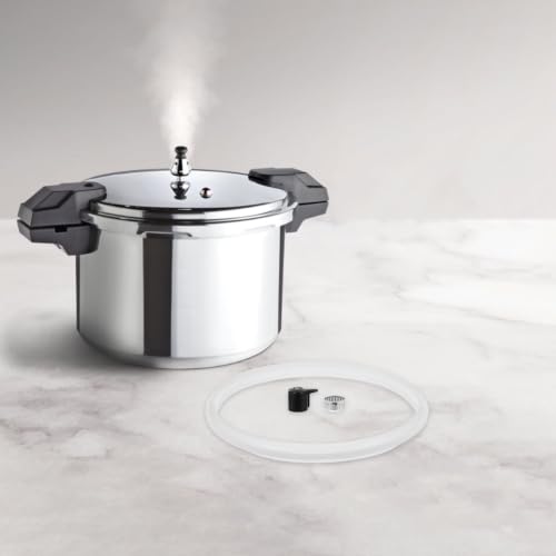 Kit de repuestos para olla a presión SEWACC incluyendo anillo de silicona, válvula de flotador de acero inoxidable, válvula de liberación de vapor y protector anti-bloqueo miniatura 4