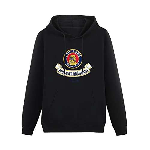 TANYOUPIN Paulaner Bier Beer German Sudadera con capucha para hombre, unisex, color negro, Negro , XXL