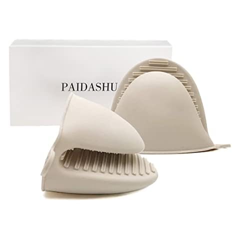 PAIDASHU Silicone Mini Oven Mitts for Cooking Cover