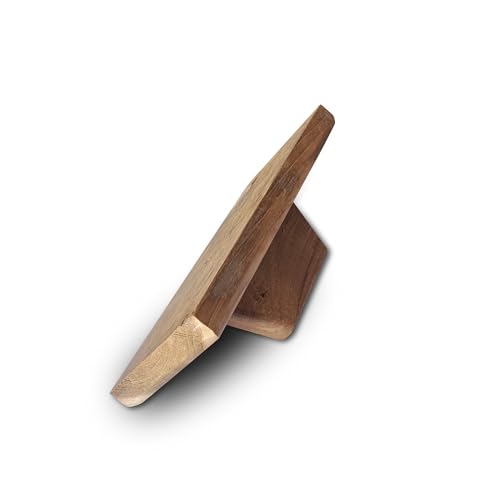 Image of Snevil Trowel Mason Tool for Plastering and Cement Work | Teak Wood | Handmade Tool for Gardening and DIY Work (9 x 4 inches)