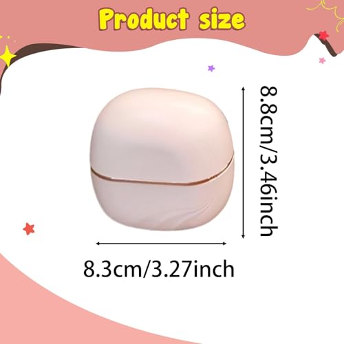 Cepillo alisador de cabello portátil y rápido rosa miniatura 2