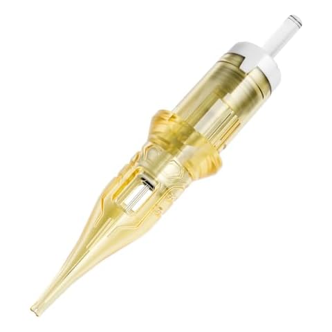 BIOMASER Tattoo Cartridge Needles 7RS Tattoo Cartridges 20PCS Tattoo Shading Needles for Tattooing Round Shader Tattoo Needle Cartridge with Membrane for Tattoo Gun Pen Machine Tattoo Supplies（1207RS) Cover
