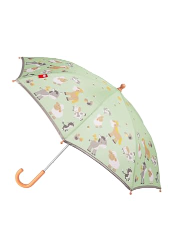 Sigikid Regenschirm Farm Kinderschirm, 75 cm für Kinder Unisex