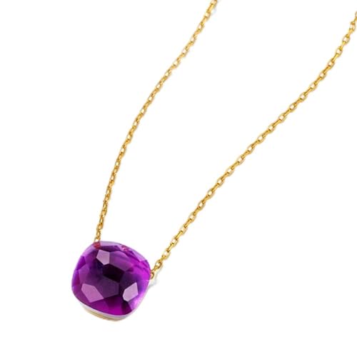 Collier chandelier femme QYYZTQY en gemme synthétique d'exception 45 cm