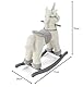 Bayer Chic 2000 404 02 - Schaukeleinhorn, Schaukeltier, beige-grau