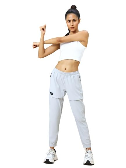 Image of TECHNOSPORT Women's Athletic Fit Mid Rise Track Pant