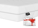 Comodita Comosleep R Schaum Matratze – 180x200x15cm – mittelweiches Liegegefühl - mit anpassungsfähigen Konturen – atmungsaktiv – Softer und waschbarer Bezug – 30 Nächte Probeschlafen
