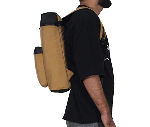 Image of Rectangle Backpack Unique Top Leather Classic Travel Laptop Bag Laptop Office /School /Travel /Business Water Resistant - Fits Up to 15.6 Inch Laptop Notebook