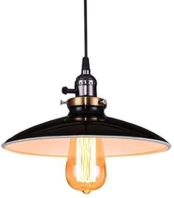 Industrielle Lampe Metall Loft Bar Licht Schatten Schwarz Licht
