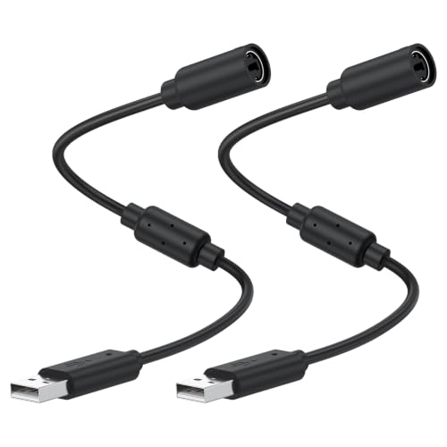 Replacement for Xbox 360 Controller Cable,Xbox to USB Breakaway Cable for Logitech G920 G923 G27 G29, Thrustmaster 458 Spider, RockSmith Game