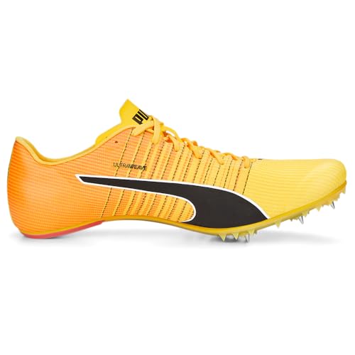 PUMA Mens Evospeed Tokyo Future 4 and Field Running Sneakers Shoes - Orange, Yellow - Size 12 M