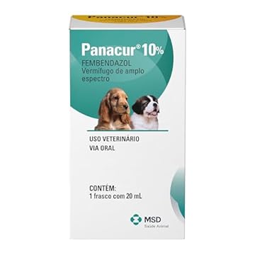 Panacur Vermífugo Cães MSD 10% Suspensão Oral 20ml