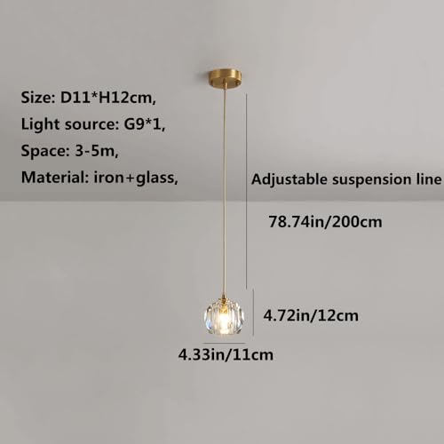 Suspension E27 moderne gain de place pour table de chevet et petits bars