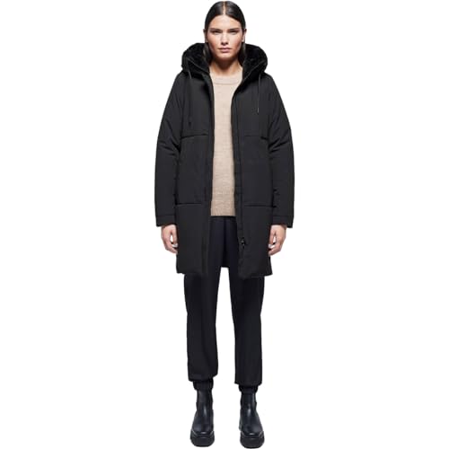 elvine Damen Winterparka Tiril schwarz L