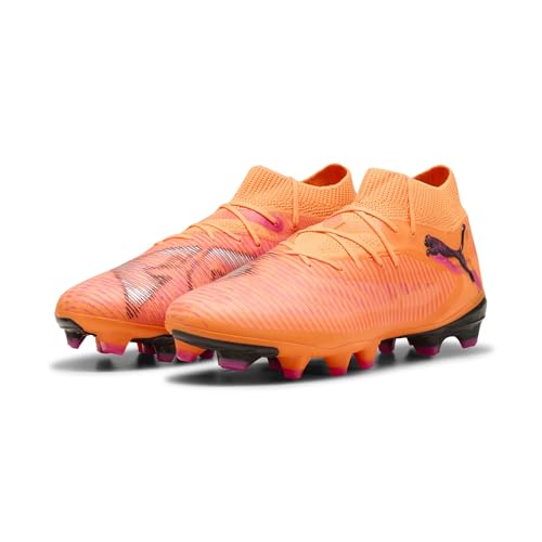 PUMA Botas de fútbol Future 8 Pro FG/AG Mujer 42, Heat Fire Black Ravish Orange Pink