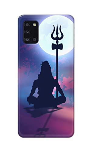 Image of Printed Hard Back Cover Case for Samsung Galaxy A31 Back Cover (Lord Shiva) -702