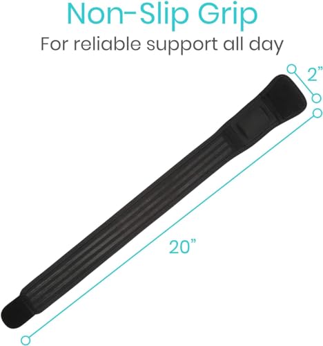 vive it band strap - iliotibial band compression wrap - outside of knee pain hip thigh amp itb syndrome support - neoprene brace for running and exercise - athletic stabilizer for men women