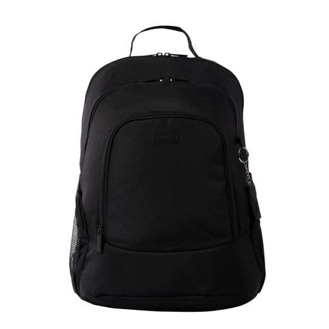TOTTO - Mochila para Ordenador Portátil de 16 Pulgadas, Modelo Kuat L, Capacidad 28L, 3 Compartimentos, 2 Bolsillos Botella, Cómodas Correas Acolchadas y Ajustables, Color Negro