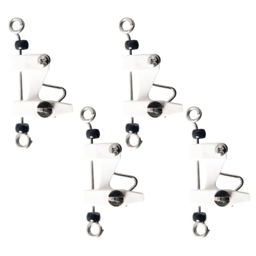NLAIOUSL 4Pcs Downrigger Release Clip Adjustable Tension for Outriggers Downriggers Adjustable Heavy Tension Release Clip