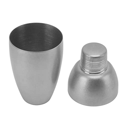 Semme Semme Acero Inoxidable 304 - Mezclador de Barman Americano para Bar en Casa, Fiestas y Eventos Al Aire Libre (Grabando) (Escarchado)