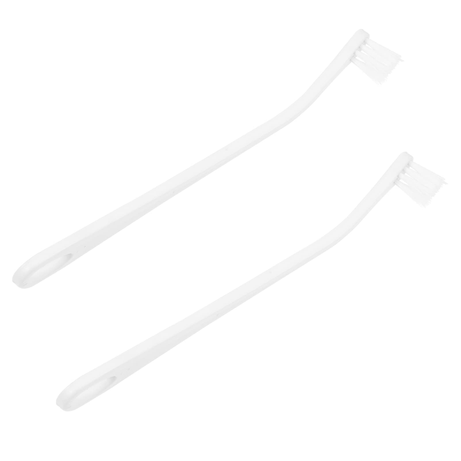 BESPORTBLE Pet Care Soft Bristle Toothbrush for Dogs Cats 2-Piece Set for Cleaning