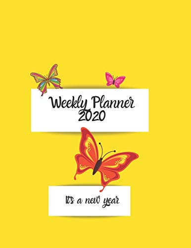 Weekly Planner 2020 It's a New Year: Large 8.5 x11 matte cover, two pages for each week, full page monthly calendar, inspirational quotes & space to ... A great gift. (Positive Planners) image 3