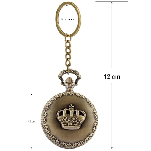 Image of Antique Bronze Pocket Premium Vintage Theme Metallic Home Key Chain & Key Rings | Best Gift for Men, Woman, Boys & Girls on their Special Occassions