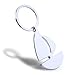LIFKOME Metal Keychain Silver Creative Keychain Sailing Keychain Metal Keyring Sailboat Key Chain Personality Key Ring Keyring Sailing