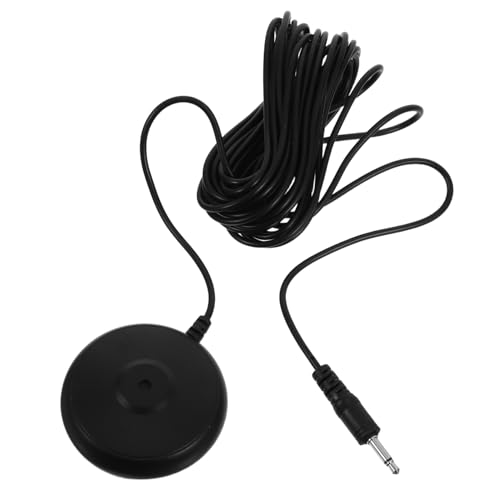 COOPHYA 5m Microfono da Tavolo per Computer Calibrazione Professionale Microfono per Altoparlante Connettore Maschio da Portatile per Chat Online e Registrazione Vocale Chiara