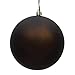 Vickerman 484470-4.75 Chocolate Matte Ball Christmas Christmas Tree Ornament (4 pack) (N591275DMV)
