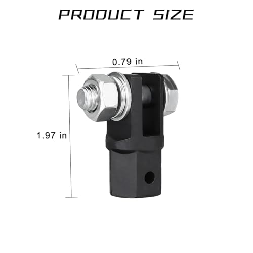 Image of Scissor Car Jack Adapter, Scissor Vehicle Jack Drill Adapter for 1 /2 Inch Drive Impact Wrench 13 /16 Inch Lug Wrench, Automotive Jack Connector Accessories, Universal for RV Trailer