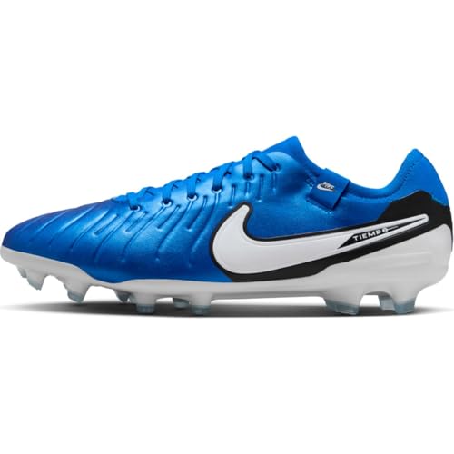 Nike Tiempo Legend 10 Pro Firm-Ground Low-Top Soccer Cleats (DV4333-400, Soar/White) Size 5
