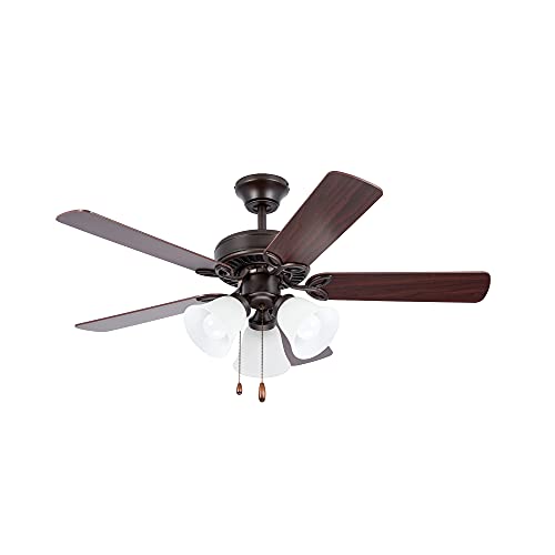 60% Off Discount kathy ireland HOME Pro Series II Ceiling Fan with LED Light Kit, 42 Inch Indoor Lighting Fixture with 5 Reversible Blades and 3 Medium Base Bulbs 60% Off Discount kathy ireland HOME Pro Series II Ceiling Fan with LED Light Kit, 42 Inch Indoor Lighting Fixture with 5 Reversible Blades and 3 Medium Base Bulbs