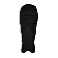 Cricket Pad/Legguard Stretchable Cover | Schwarz | Freie Größe | Poly Lycra | Leicht zu montieren und zu entfernen | Geeignet für alle Beinschützer | Packung mit 1 Paar